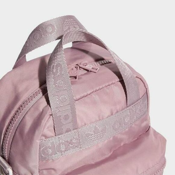 NWT ADIDAS Originals Micro 2.0 Mini Backpack Mauve Purple/White - Picture 5 of 7